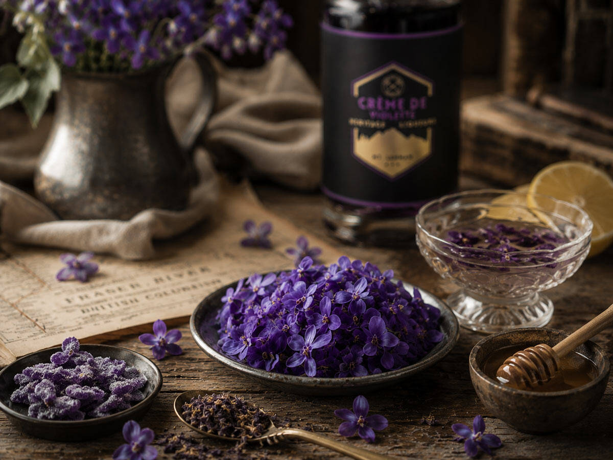 Crème de Violette | Heritage Acres Distilling